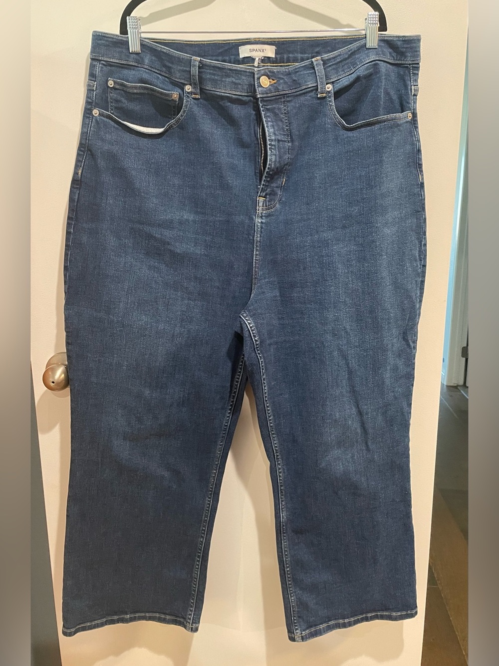 SPANX SPANXsculpt™ ReDefine Straight Leg Dark Indigo Jeans